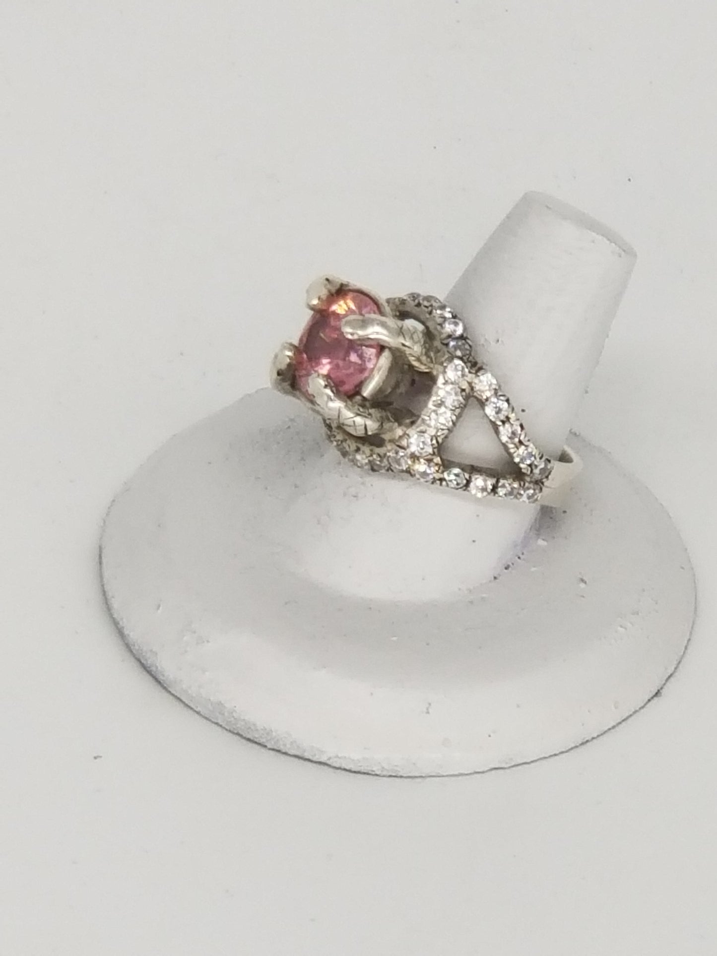 Gody Pink Tourmaline in Sterling