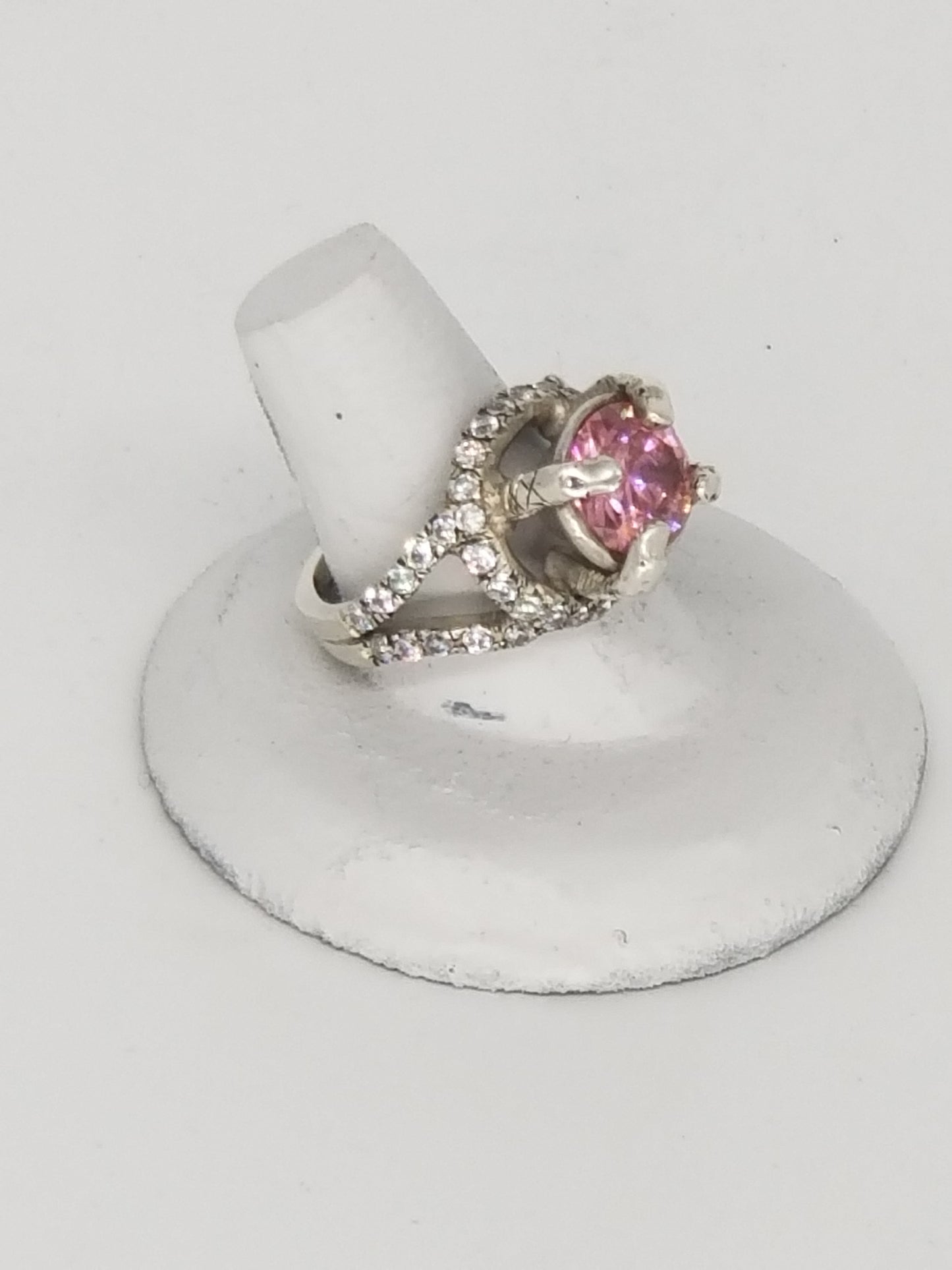 Gody Pink Tourmaline in Sterling
